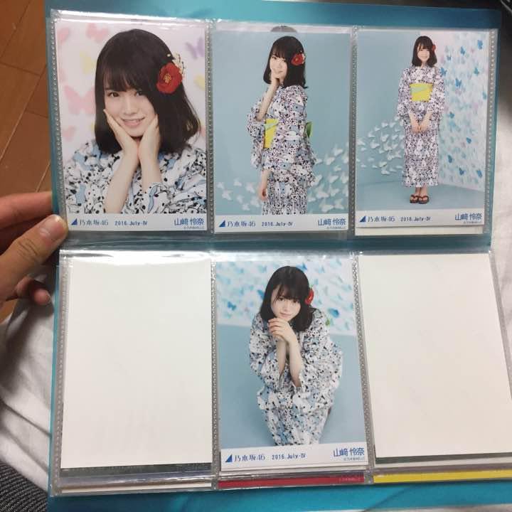 山崎怜奈コンプ10種 浴衣セミコン バラ31枚